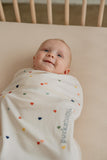 Inbakerslaapzakje Puckababy - Hearts confetti 0,5 TOG