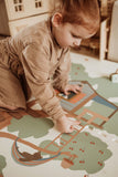 2-in-1 puzzelmat en opbergbox Play & Go - EEVAA Treehouse (120x180cm)