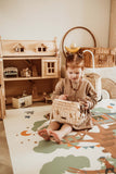 2-in-1 puzzelmat en opbergbox Play & Go - EEVAA Treehouse (120x180cm)