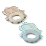bijtring Liewood (set van 2) - Rita Cooling Elephant Dove Blue