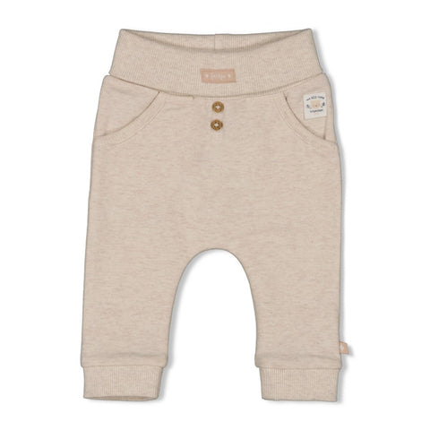 Broek Feetje - Honey Bear - Offwhite Melange