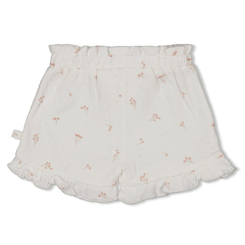 Short feetje - Crincle delicate flower offwhite (kopie)