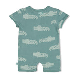 zomerpakje Feetje - You Croc my World  - Sea Green
