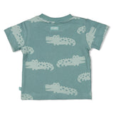 T-shirt Feetje - You Croc my World  - Sea Green