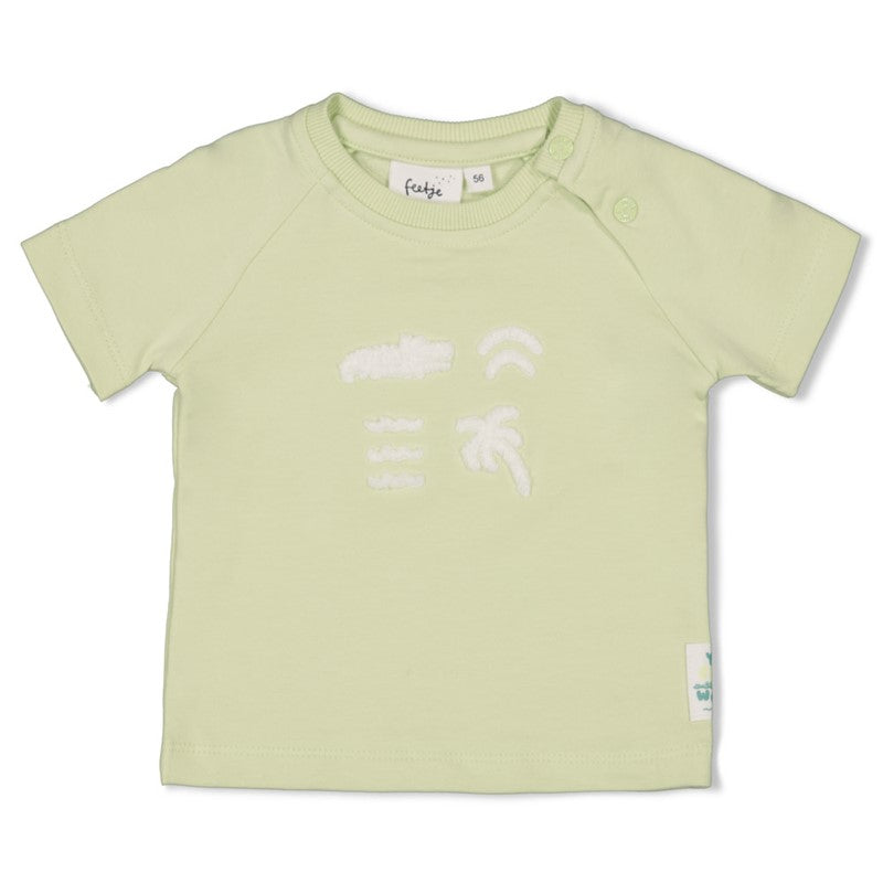 T-shirt Feetje - You Croc my World  - Lime