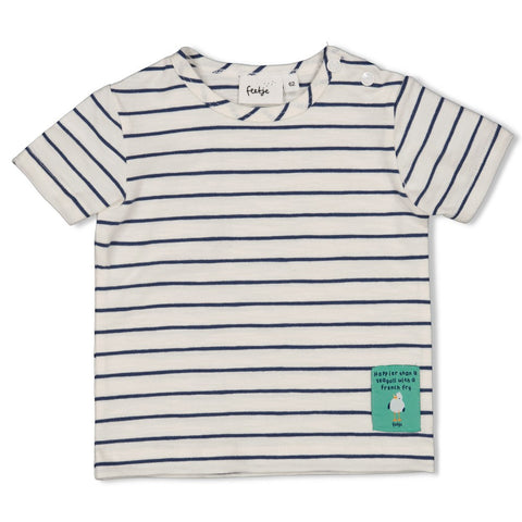 T-shirt streep korte mouw Feetje - Seaside happiness