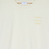 Trui Elle & Rapha - ivory 'magic mama vibes' taille magic