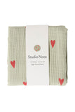 Tetradoek Studio Noos - Green Hearts Large