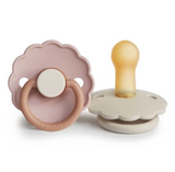 Fopspeen Frigg size 1 duopack - Daisy biscuit/cream