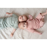 zomerpyjama Feetje - Shortama wafel Mauve
