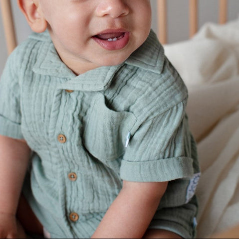 blouse Feetje - Summer Woven - Sea Green