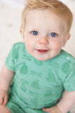 T-shirt badstof korte mouw Feetje - Seaside happiness