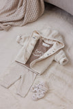 T-shirt Feetje - Brown Melange Cosy Cuddles