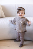 broekje Feetje - Better together rib taupe