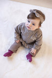 broekje Feetje - Better together rib taupe