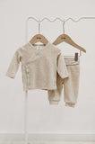 overslag t-shirt Feetje - velours rib - The Cuddle Company