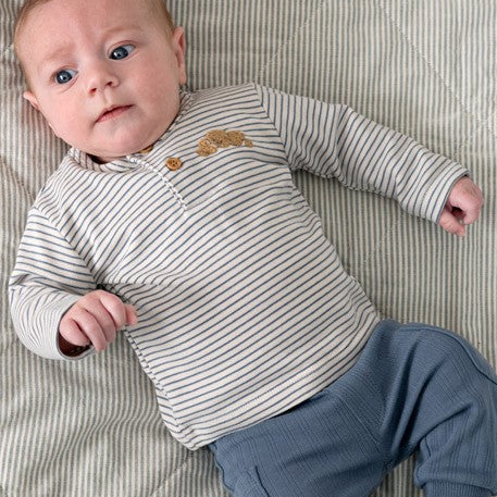 T-shirt lange mouw Feetje - Breakfast Buddy stripe