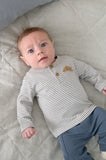 T-shirt lange mouw Feetje - Breakfast Buddy stripe