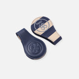 Leren swaddle clips Cloby - Navy Blue