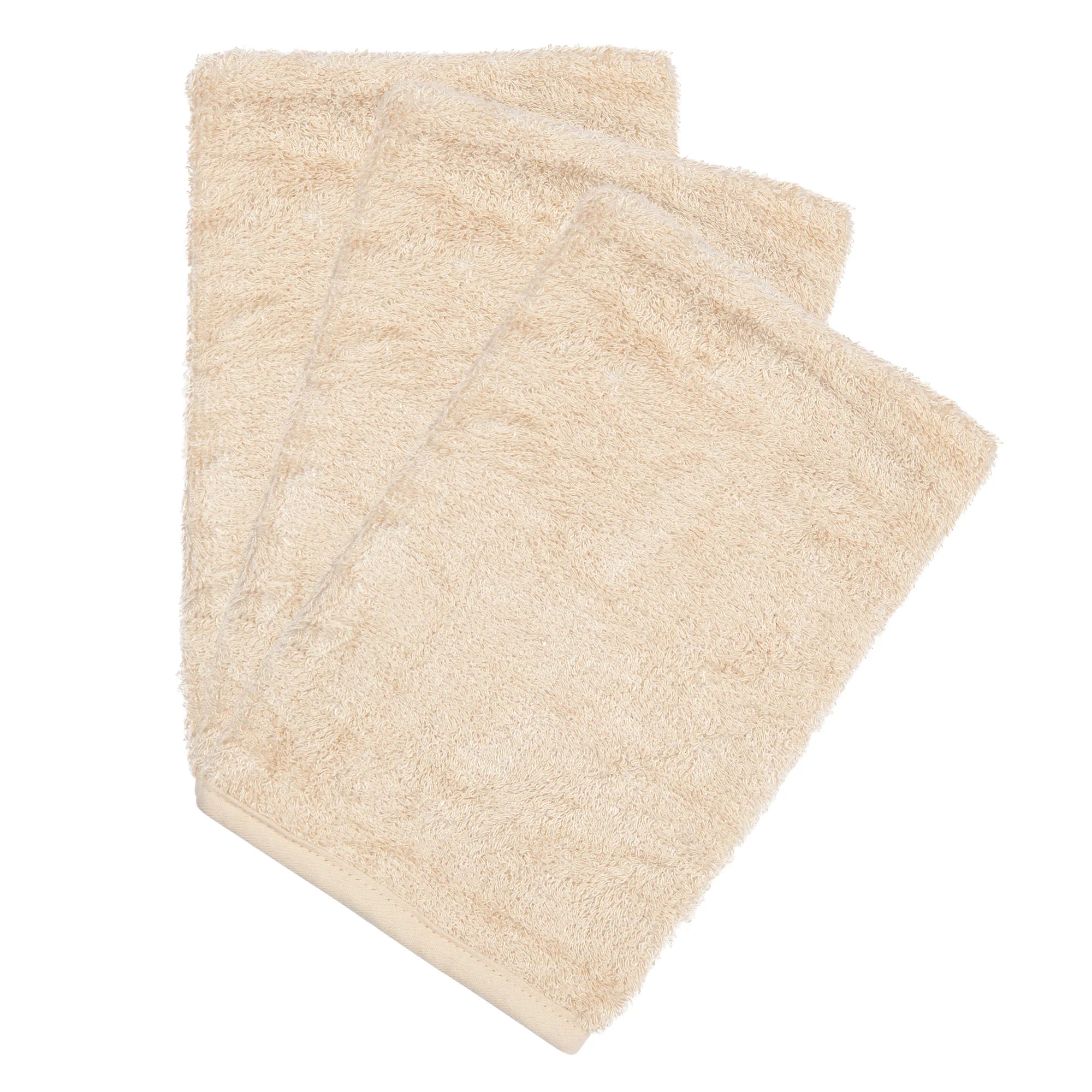 Washandjes (set van 3) Timboo - Frosted Almond