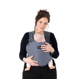 Draagdoek Babylonia tricot easy - antracite