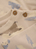 T-shirt-truitje B4K - Moonlight North pole