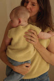 Vest Harvey Hvid - Light Yellow (0-6m)