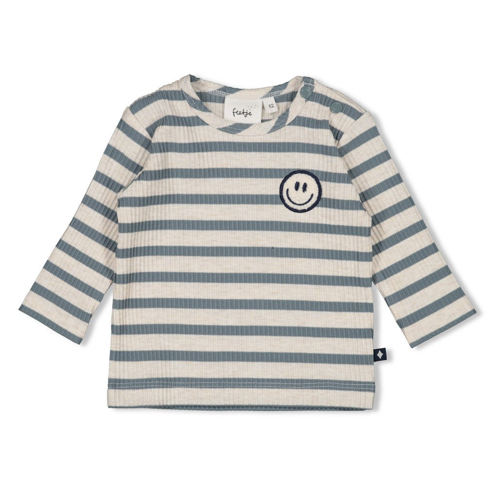 T-shirt Feetje - Let's go rib t-shirt