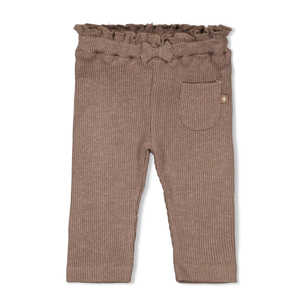 broekje Feetje - Better together rib taupe
