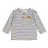T-shirt lange mouw Feetje - Breakfast Buddy stripe