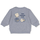 Trui Feetje - Breakfast Buddy Blauw melange