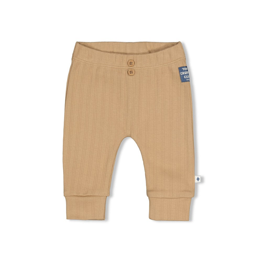 Broek Feetje - rib Sand - Breakfast Buddy