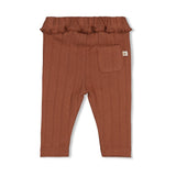 Broek Feetje - pointelle rib - Forest garden
