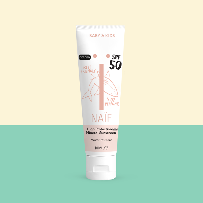 Zonnecrème Naïf 0% parfum - SPF50 crème