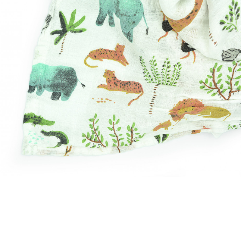 Tetradoek Micu Micu - Animals 120x120cm