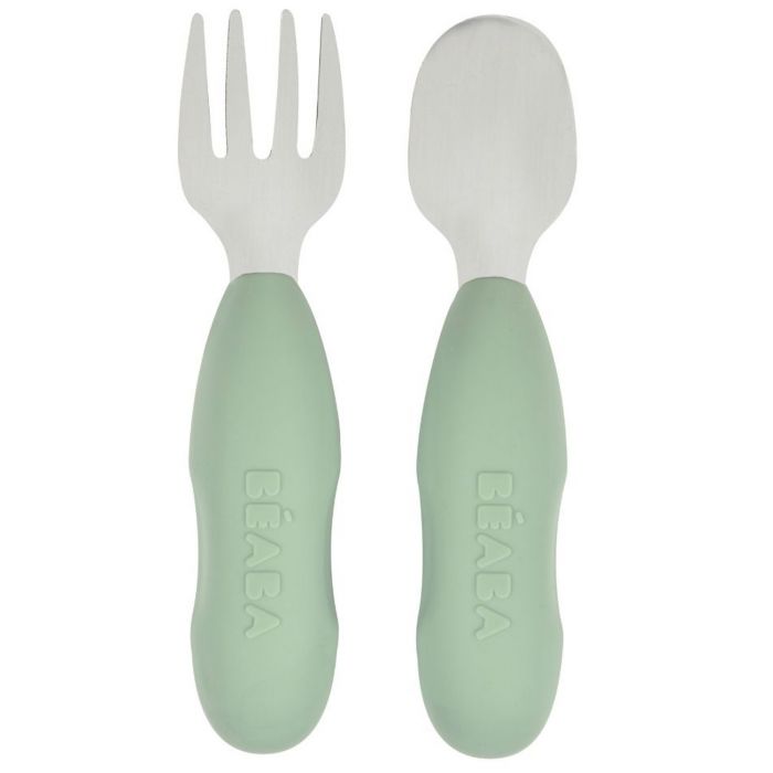 Bestekset Béaba - sage green