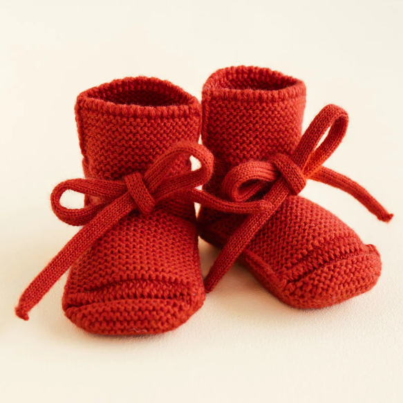 Booties HVID - Red
