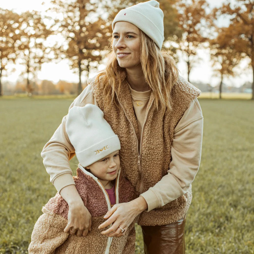 Teddy moon vest camel Elle & Rapha