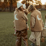 Teddy moon vest camel Elle & Rapha