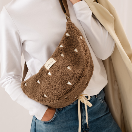 Adult Fanny Pack Studio Noos - Teddy Brown Hearts