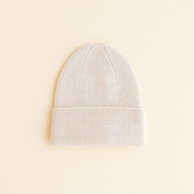 Beanie HVID Fonzie newborn - Cream