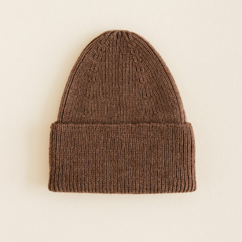 Beanie HVID Fonzie kids - Mocha (6-10j)