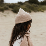 Beanie HVID Fonzie kids - Sand (2-5j)