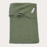 dekentje Meyco - Mini knots Forest Green | 75x100cm