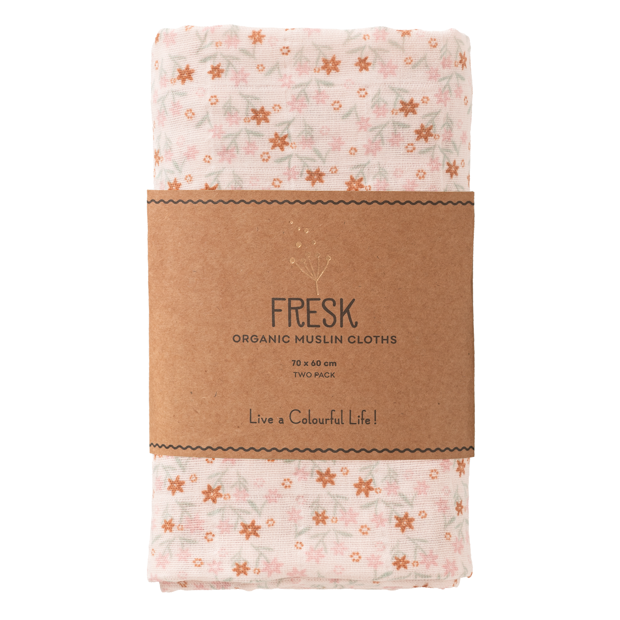 tetradoek Fresk - Garden flowers 60x70cm (set van 2)