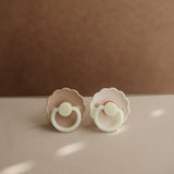 Fopspeen Frigg size 1 (duo-pack) - Daisy NIGHT Cream Croissant