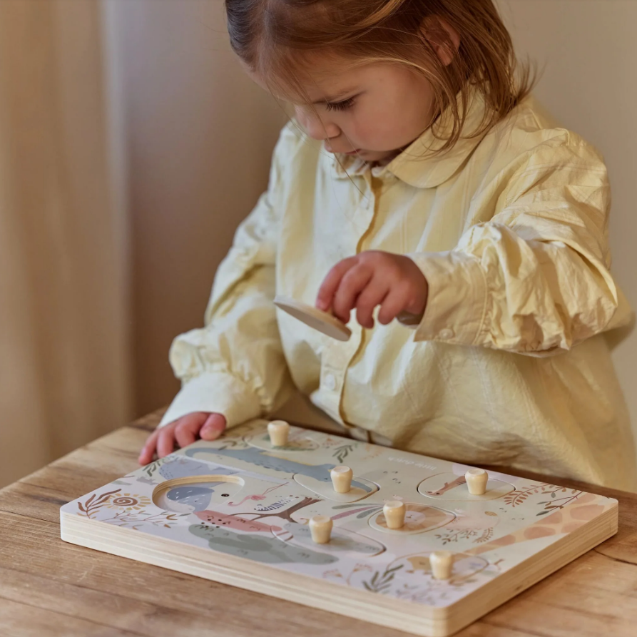 Geluidenpuzzel Little Dutch - Safari Friends