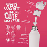 Drinkfles Asobu 460 ml - Bestie Flamingo