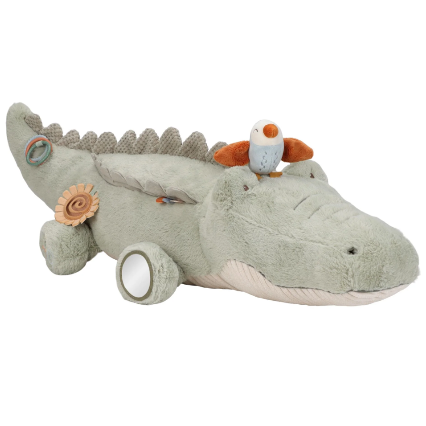 activiteitenknuffel Little Dutch - Krokodil XL - Safari Friends