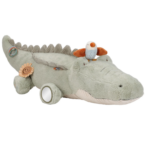 activiteitenknuffel Little Dutch - Krokodil XL - Safari Friends